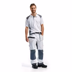 Blakläder 150318601094 Pantalons Gris, Blanc