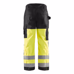Blakläder 188319973399C156 Pantalons Noir, Jaune