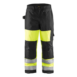 Blakläder 188319973399C56 Pantalons Noir, Jaune