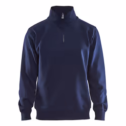 Blakläder 336510488800, Adulte, Sweatshirt, Bleu, Zip-up collar, Manches longues, Monochromatique