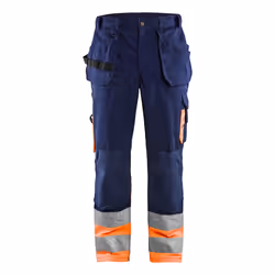 Blakläder 152918608953, Pantalons, Bleu, Orange, Fermeture à glissière, Coton, Polyester, 300 g/m², 35%