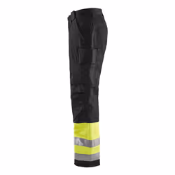 Blakläder 186218113399 Pantalons Noir, Jaune - Vue supplémentaire 4