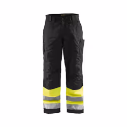 Blakläder 186218113399D88, Pantalons, Homme, Noir, Jaune, Fermeture à glissière, Coton, Polyester, 240 g/m²