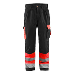 Blakläder 158418605599 Pantalons Noir, Rouge