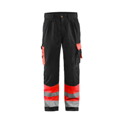 Blakläder 158418605599C156 Pantalons Noir, Rouge