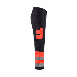 Blakläder 158418605599C156 Pantalons Noir, Rouge