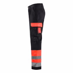 Blakläder 158418605599 Pantalons Noir, Rouge - Vue supplémentaire 4