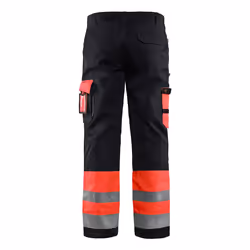 Blakläder 158418605599 Pantalons Noir, Rouge