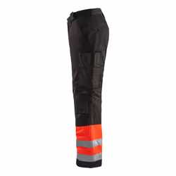 Blakläder 186218115599 Pantalons Noir, Rouge - Vue supplémentaire 4