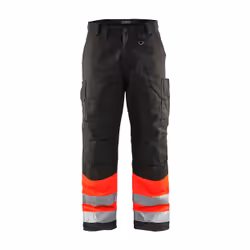 Blakläder 186218115599D100, Pantalons, Homme, Noir, Rouge, Fermeture à glissière, Coton, Polyester, 240 g/m²