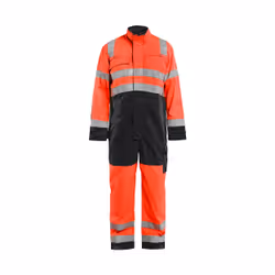Blakläder 63731804, Combinaison, Noir, Rouge, Fermeture à glissière, Coton, Polyester, 300 g/m², 15%