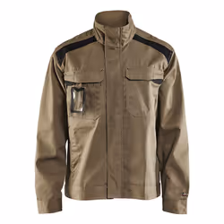 Blakläder 405418002499, Veste, Kaki, Noir, XXL, Fermeture à glissière, Coton, Polyester, 240 g/m²