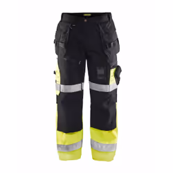 Blakläder 150818609933, Pantalons, Homme, Noir, Jaune, Fermeture à glissière, Coton, Polyester, 300 g/m²
