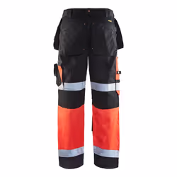 Blakläder 150818609955 Pantalons Noir, Rouge