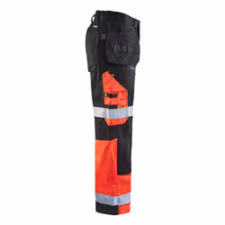 Blakläder 150818609955 Pantalons Noir, Rouge