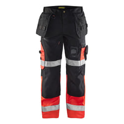 Blakläder 150818609955 Pantalons Noir, Rouge
