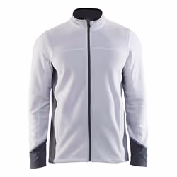 Blakläder 489510101094, Veste, Homme, Gris, Blanc, S, Fermeture à glissière, Toison, Polyester