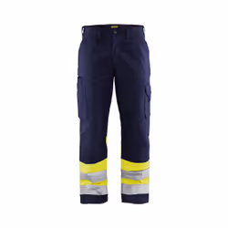 Blakläder 156418118933C52, Pantalons, Homme, Bleu, Marine, Jaune, Fermeture à glissière, Coton, Polyester, 240 g/m²