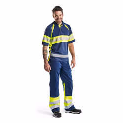 Blakläder 156418118933 Pantalons Bleu, Marine, Jaune - Vue supplémentaire 5