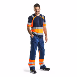 Blakläder 156418118953 Pantalons Bleu, Marine, Orange - Vue supplémentaire 5