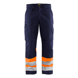 Blakläder 156418118953 Pantalons Bleu, Marine, Orange