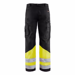 Blakläder 156418119933 Pantalons Noir, Jaune - Vue supplémentaire 2