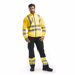 Blakläder 156418119933 Pantalons Noir, Jaune - Vue supplémentaire 7