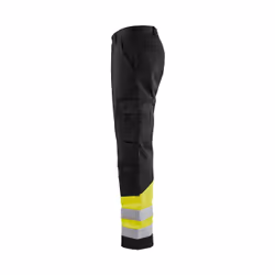 Blakläder 156418119933C52 Pantalons Noir, Jaune - Vue supplémentaire 4