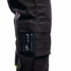 Blakläder 156418119933C52 Pantalons Noir, Jaune - Vue supplémentaire 6