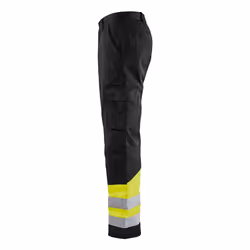 Blakläder 156418119933 Pantalons Noir, Jaune - Vue supplémentaire 4