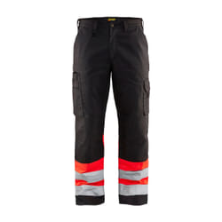 Blakläder 156418119955 Pantalons Noir, Rouge