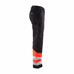 Blakläder 156418119955 Pantalons Noir, Rouge