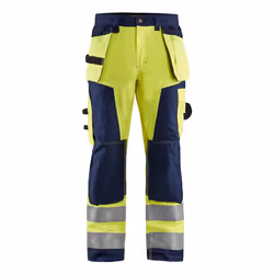 Blakläder 156818113389, Pantalons, Homme, Bleu, Jaune, D120, Bouton de vêtement, Fermeture par volet, Coton, Polyester