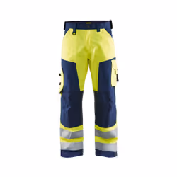 Blakläder 156618113389C52, Pantalons, Homme, Bleu, Marine, Jaune, Fermeture à glissière, Coton, Polyester, 240 g/m²