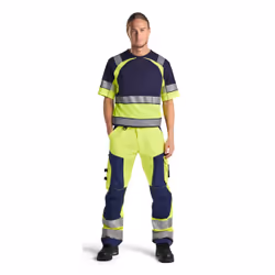 Blakläder 156618113389 Pantalons Bleu, Marine, Jaune - Vue supplémentaire 5