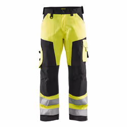 Blakläder 156618113399, Pantalons, Homme, Noir, Jaune, D84, 6 pochettes, Coton, Polyester