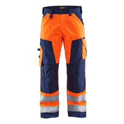 Blakläder 156618115389 Pantalons Bleu, Marine, Orange
