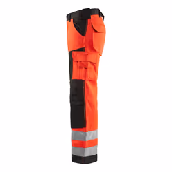 Blakläder 156618115599 Pantalons Noir, Rouge - Vue supplémentaire 4