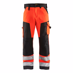 Blakläder 156618115599, Pantalons, Homme, Noir, Rouge, C54, Bouton de vêtement, Fermeture par volet, Coton, Polyester