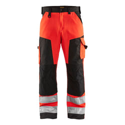 Blakläder 156618115599 Pantalons Noir, Rouge