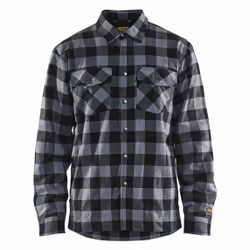 Blakläder 322511319799, Chemise, Homme, Noir, Gris, S, Fermeture par pression, Polyester