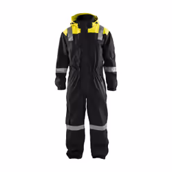 Blakläder 67861977, Combinaison intégrale, Noir, Jaune, Fermeture à glissière, Polyester, 200 g/m², 100%