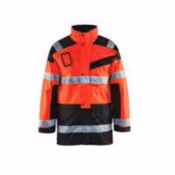 Blakläder 442619975599, Veste, Homme, Noir, Rouge, XS, Fermeture par pression, Polyester
