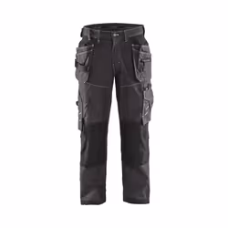 Blakläder 19611146, Pantalons, Homme, Noir, Gris, C156, Bouton de vêtement, Coton, Polyamide