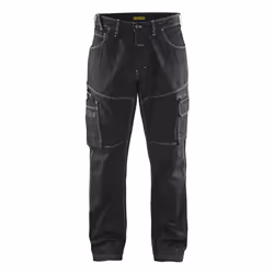 Blakläder 19591140, Pantalons, Homme, Noir, C46, Bouton de vêtement, Coton, Polyamide