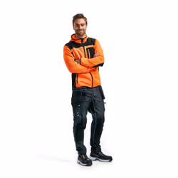 Blakläder 493021175399 Veste Noir, Orange - Vue supplémentaire 5