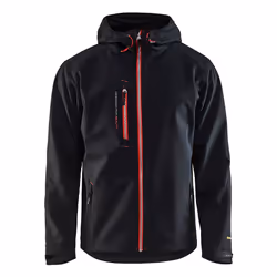 Blakläder 494925179956, Veste, Homme, Noir, Rouge, XXL, Fermeture à glissière, Polyester