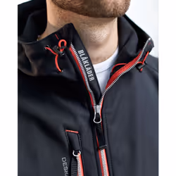 Blakläder 494925179956 Veste Noir, Rouge - Vue supplémentaire 6