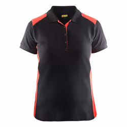 Blakläder 339010509956, T-shirt polo, Adulte, Femelle, Noir, Rouge, Monochromatique, L