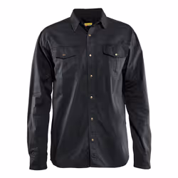Blakläder 329711359900, Chemise, Adulte, Mâle, Noir, Monochromatique, XS